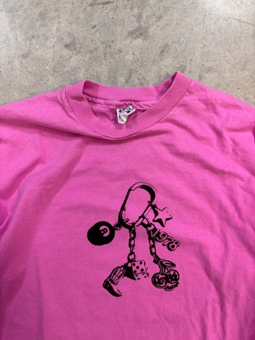 Cherry Pride ★ 90s Pink Tee (XL)