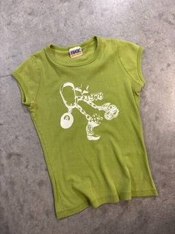 Cherry Pride ★ 90s Green Tee (XS)