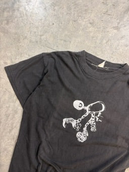 Cherry Pride ★ 90s Black Tee (L)