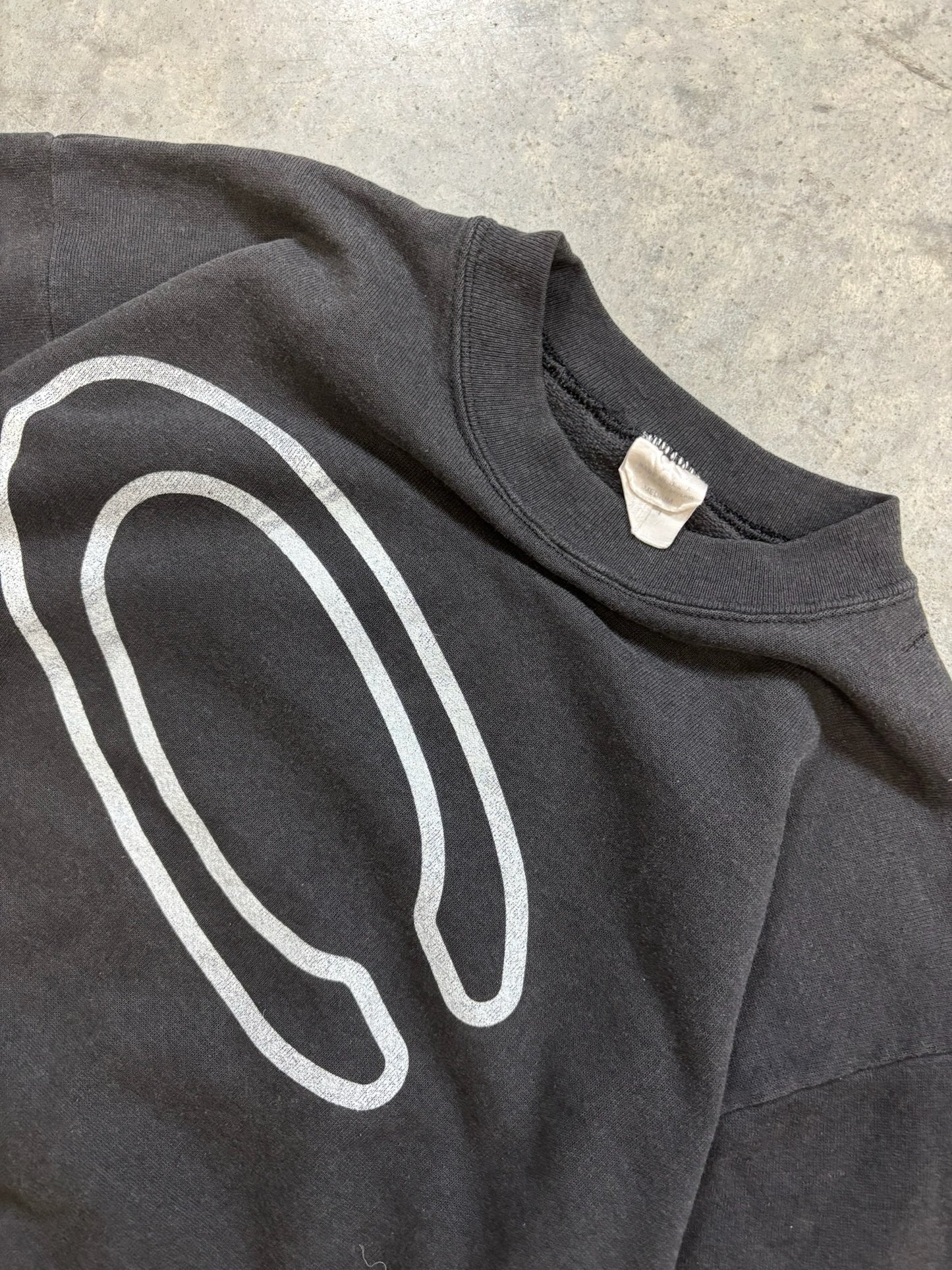 90s Black 'C' Sweatshirt (M)