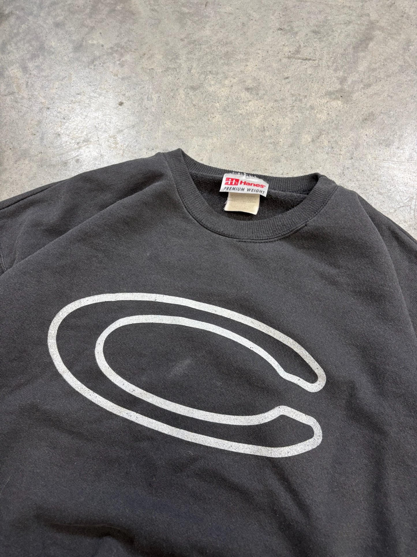 90s Black 'C' Sweatshirt (XL)