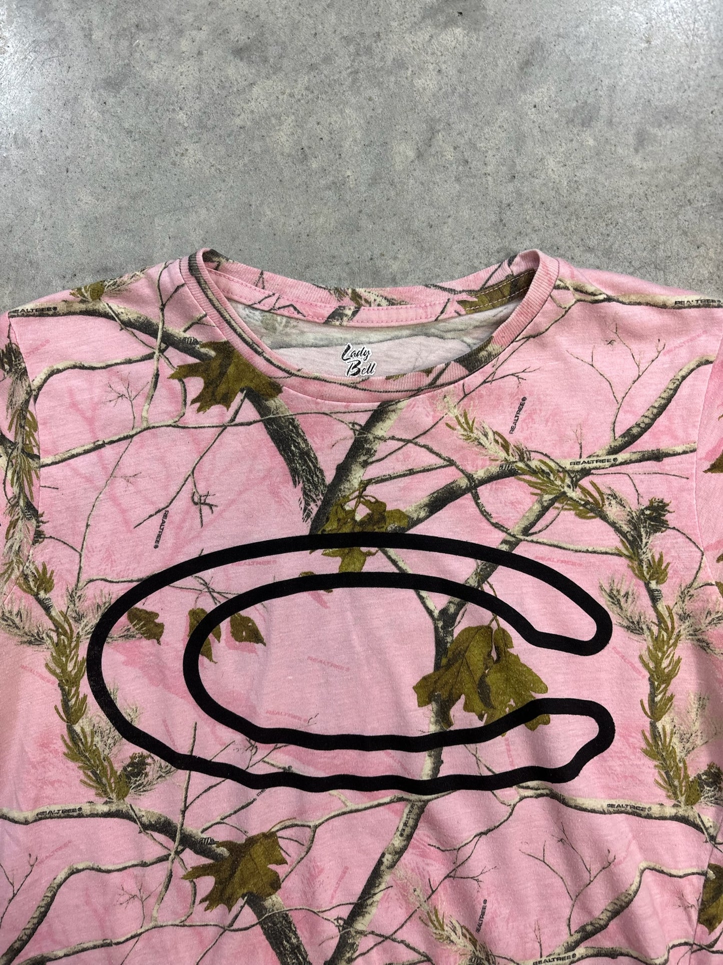 Pink Tree Camo 'C' Tee (M)