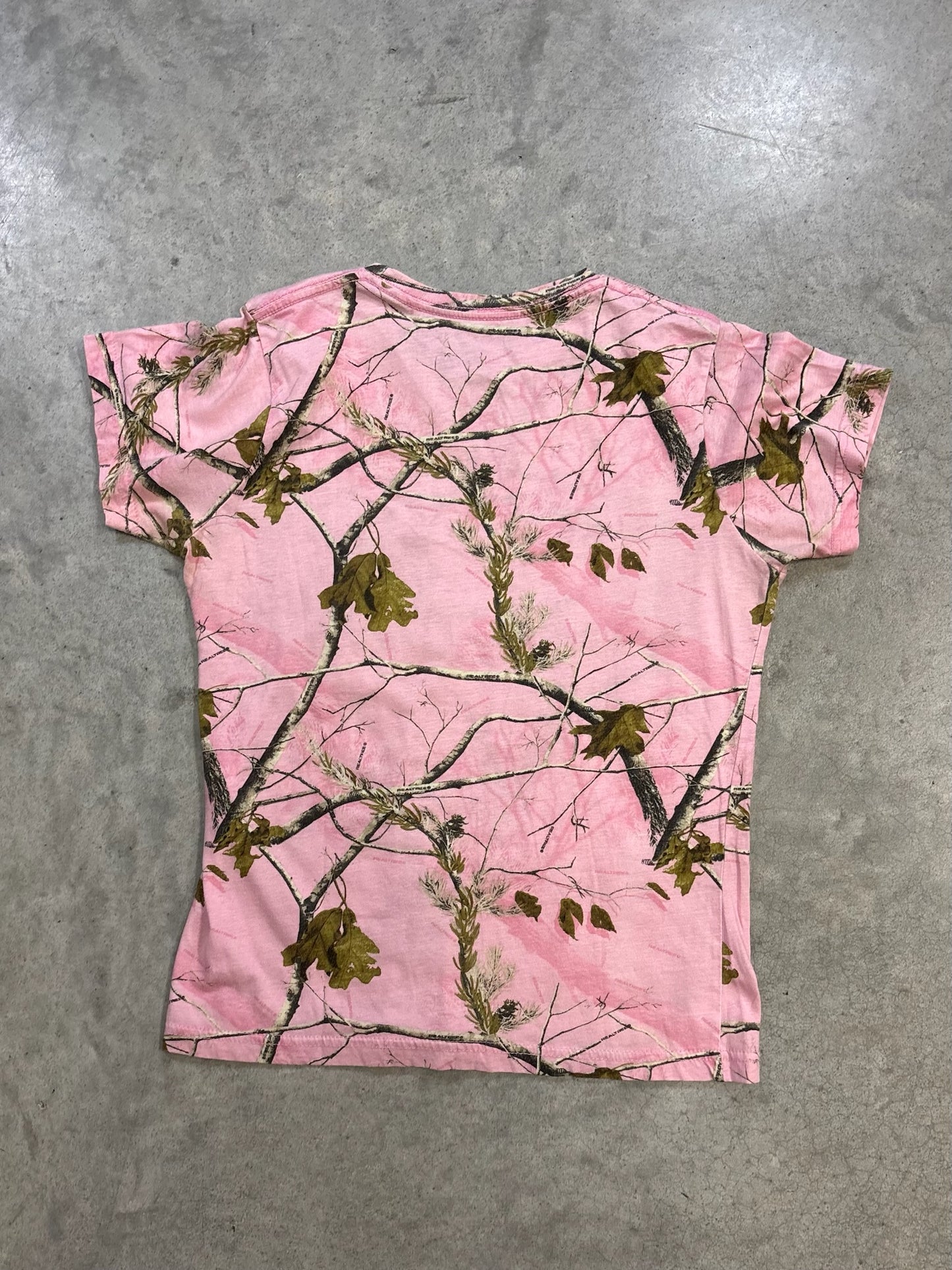 Pink Tree Camo 'C' Tee (M)