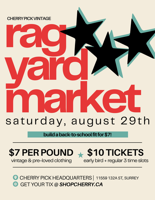 Rag Yard Market ★ August 29th, 2026