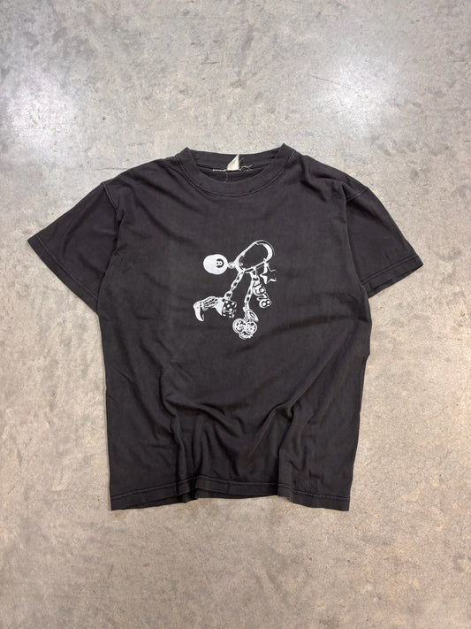 Cherry Pride ★ 90s Black Tee (L)