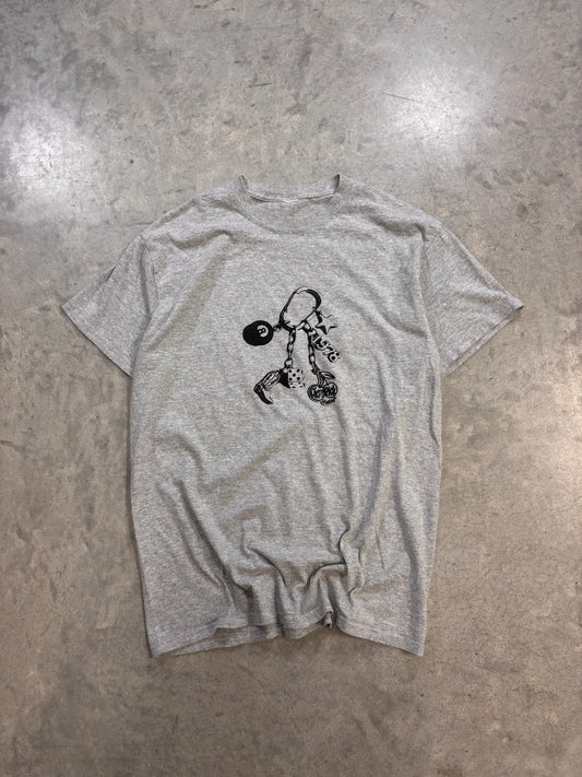 Cherry Pride ★ 90s Grey Tee (M)
