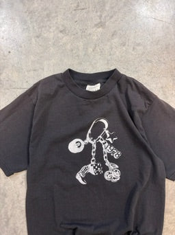 Cherry Pride ★ 90s Black Tee (Youth L)