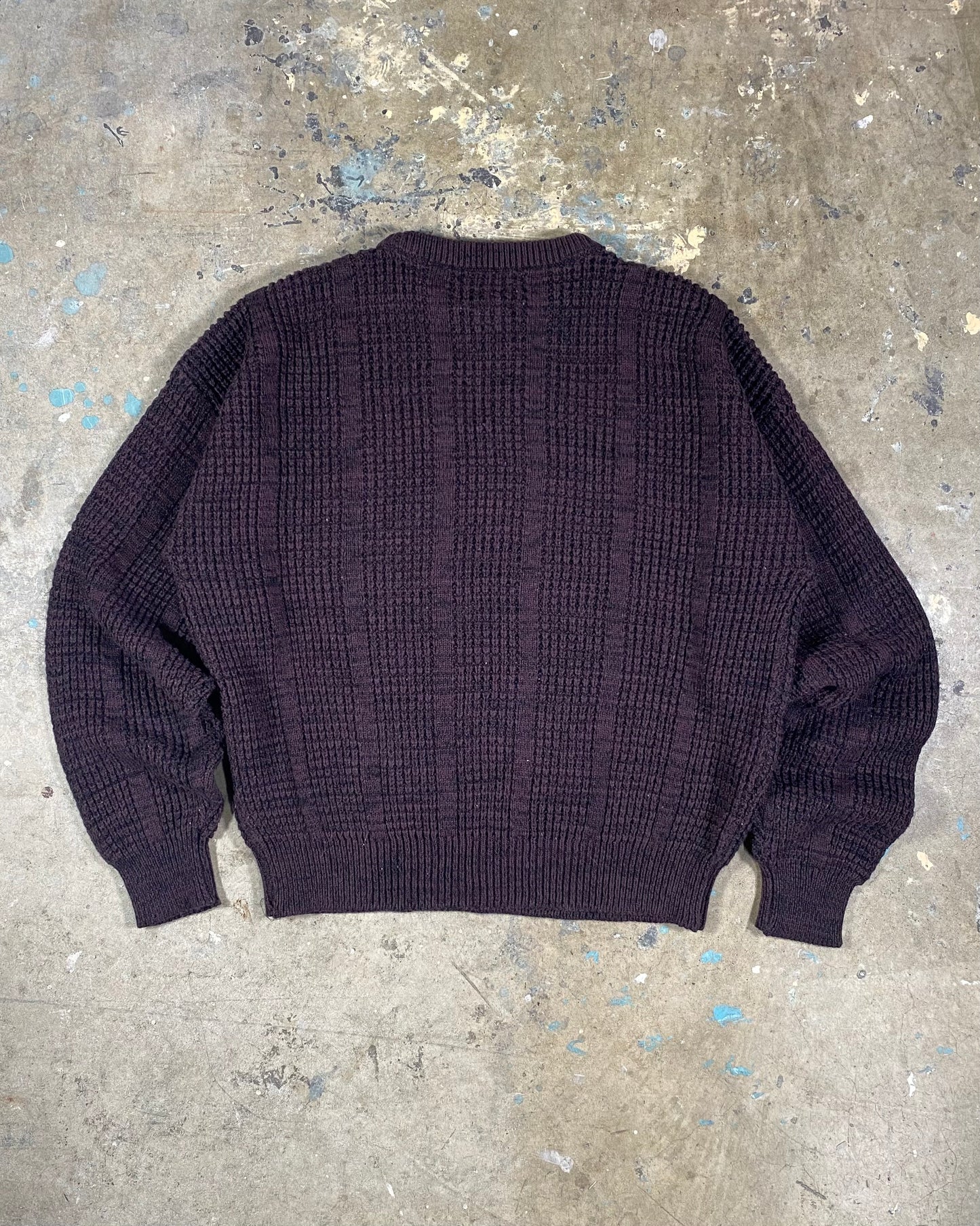 90s Purple Knit Sweater (L)