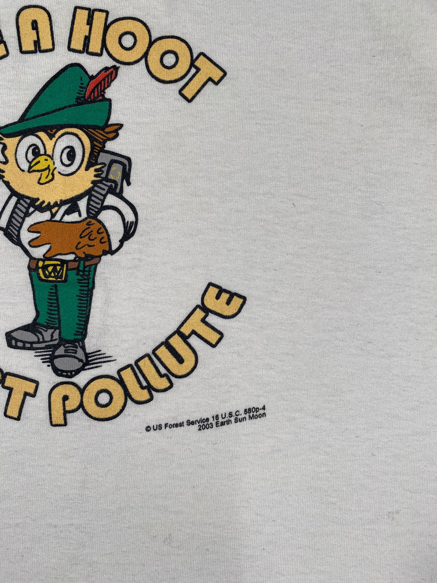 Give a Hoot Don't Pollute Tee (XL)