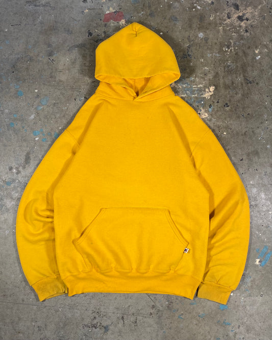 90s Yellow Russell Hoodie (M)