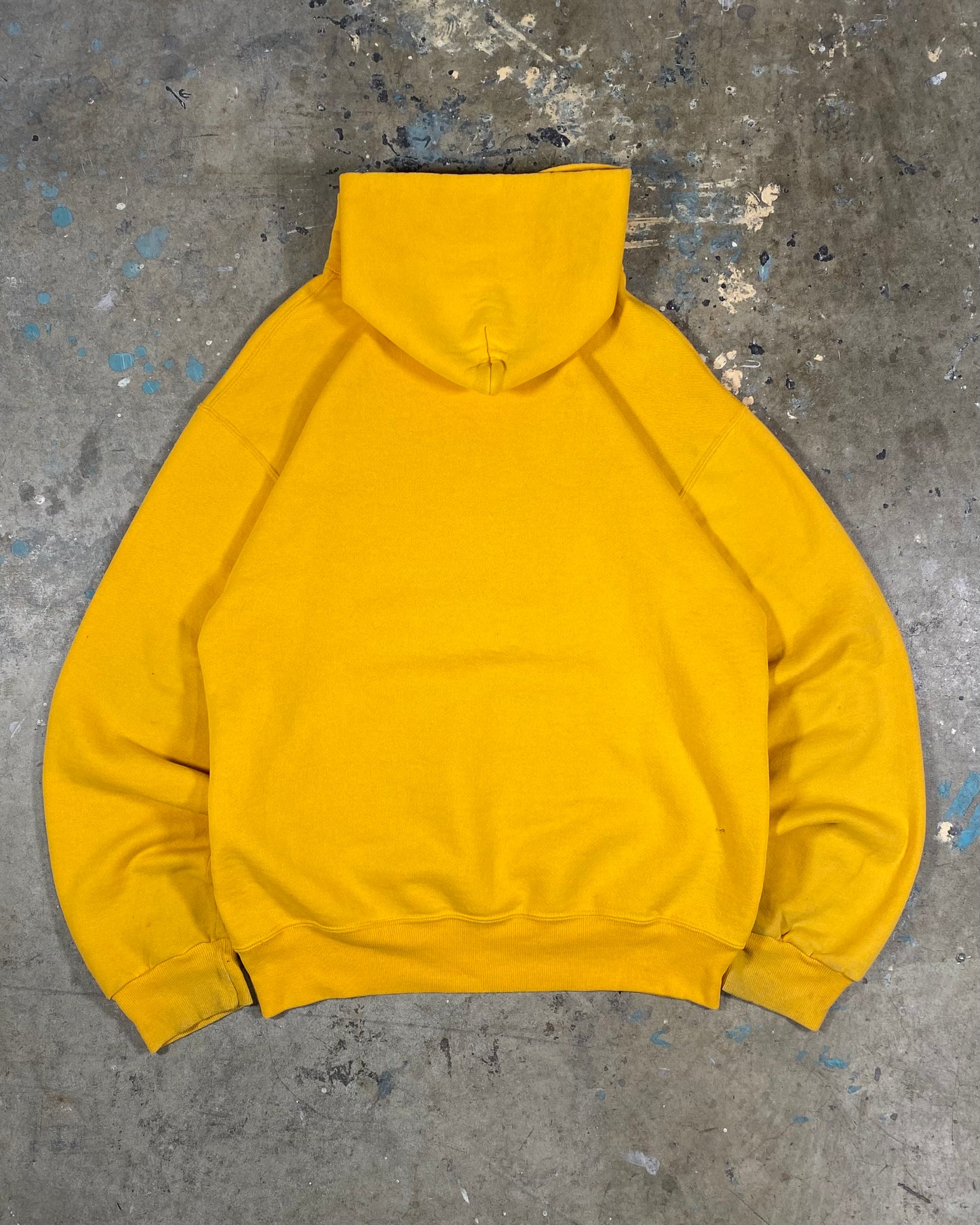 90s Yellow Russell Hoodie (M)