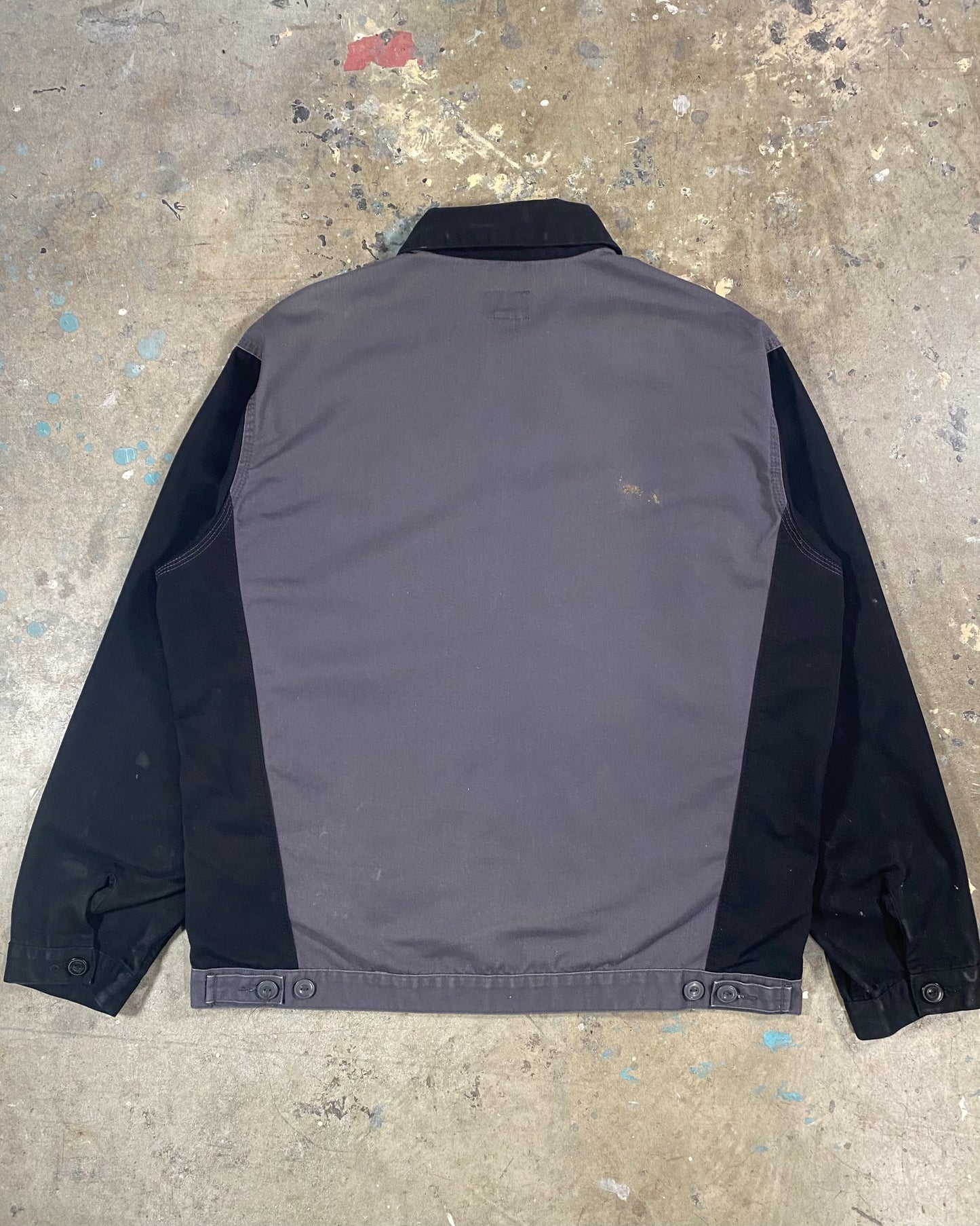 Dickies Neutral Colour-Blocked Canvas Jacket (XL)