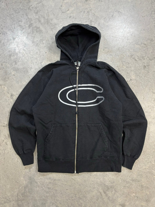 90s Black Windriver 'C' Zip Up (M)