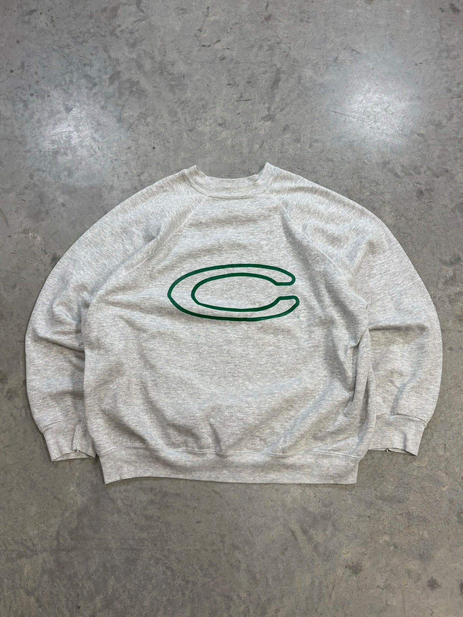 90s Grey 'C' Sweatshirt (3XL)