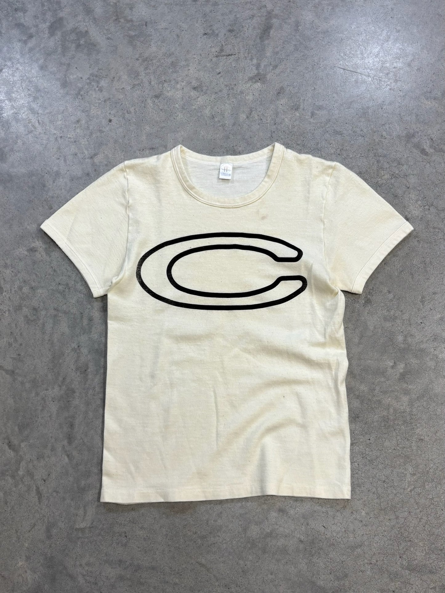 90s Cream 'C' Tee