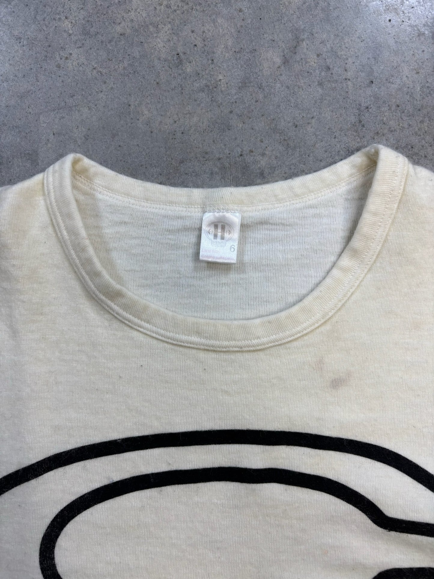 90s Cream 'C' Tee