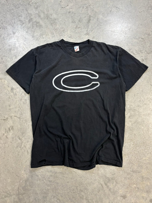 90s Black 'C' Tee (XL)