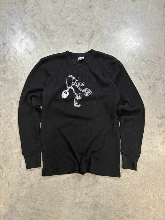 Cherry Pride  ★ 90s Longsleeve Waffle Knit (S)