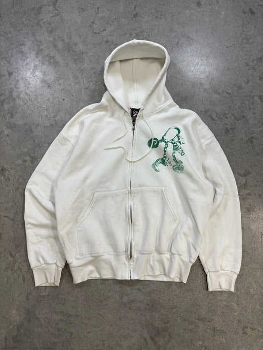 Cherry Pride ★ White Zip Up (M)