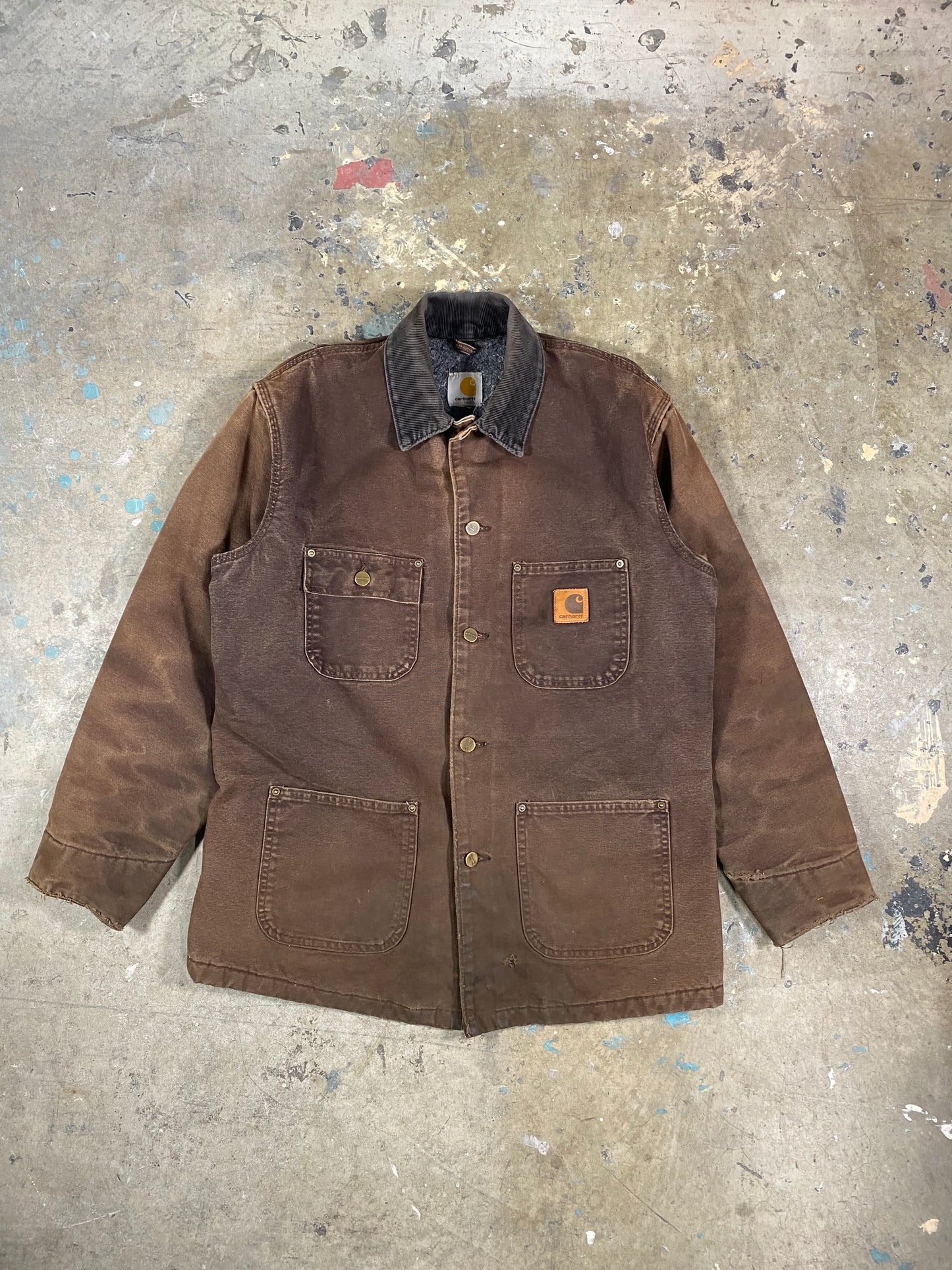 Brown Carharrt Jacket Chore (M)