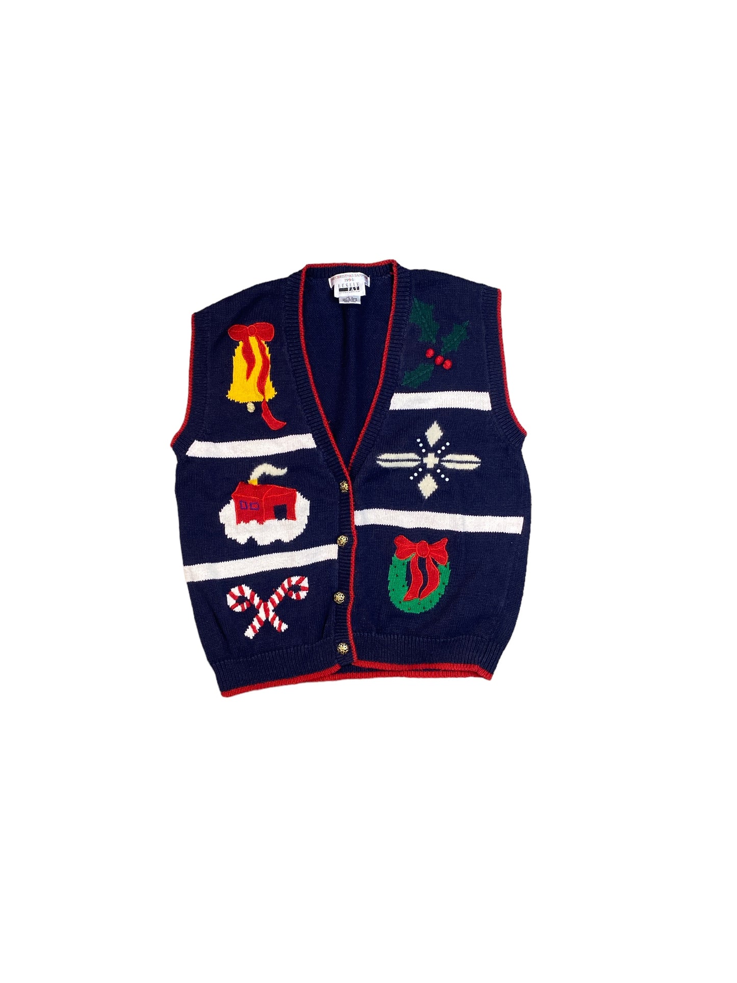 '94 Christmas Sweater Vest (L)